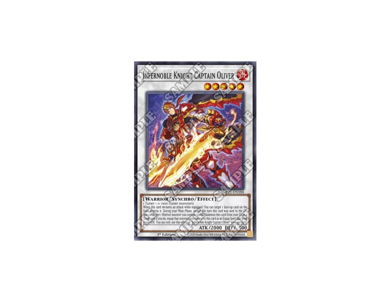 Infernoble Knight Captain Oliver (MP21-EN188) - 1st Edition