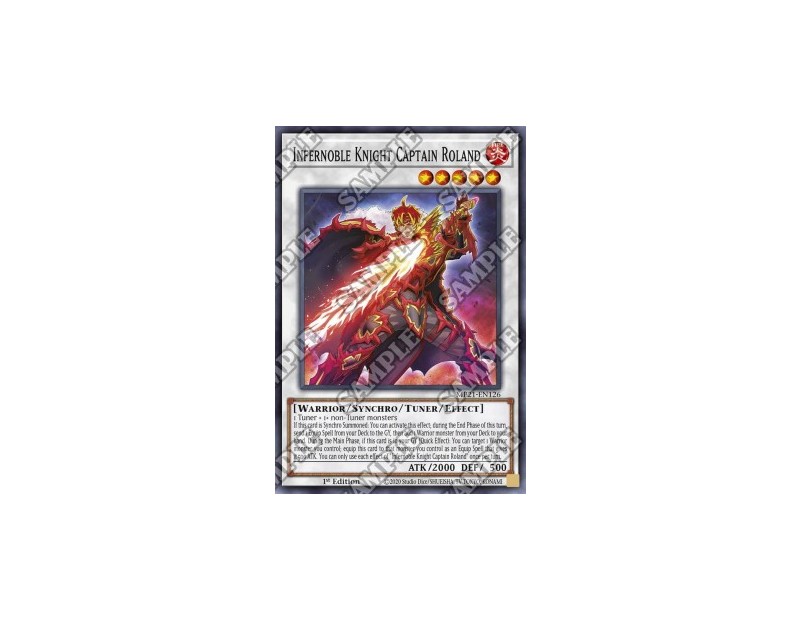 Infernoble Knight Captain Roland (MP21-EN126) - 1st Edition