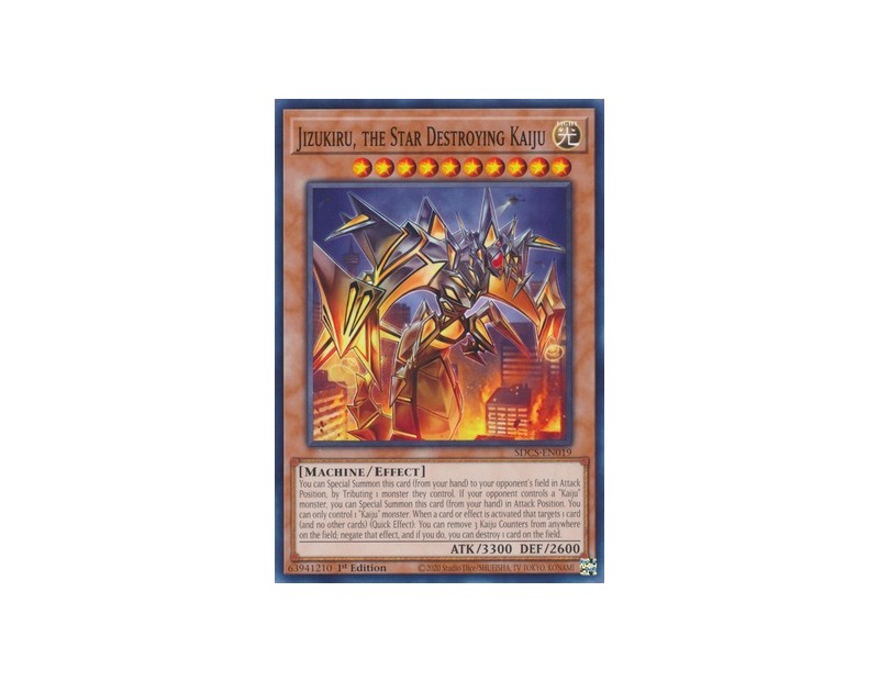 Jizukiru, the Star Destroying Kaiju (SDCS-EN019) - 1st Edition