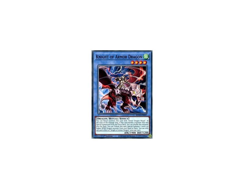 Knight of Armor Dragon (BLVO-EN037) - 1st Edition