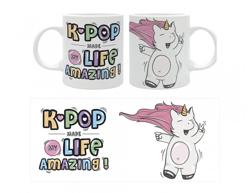 Κούπα K-Pop Made my Life Amazing - Unicorn (320ml Κεραμική)