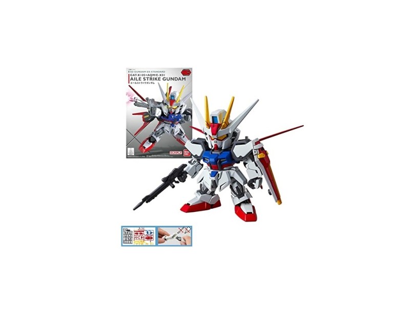 Model Kit Ex-Standard 002 GAT-X105 Aile Strike (SD GUNDAM)