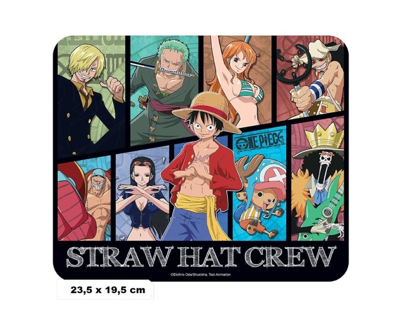 Mousepad Straw Hat Pirates Crew (Flexible)