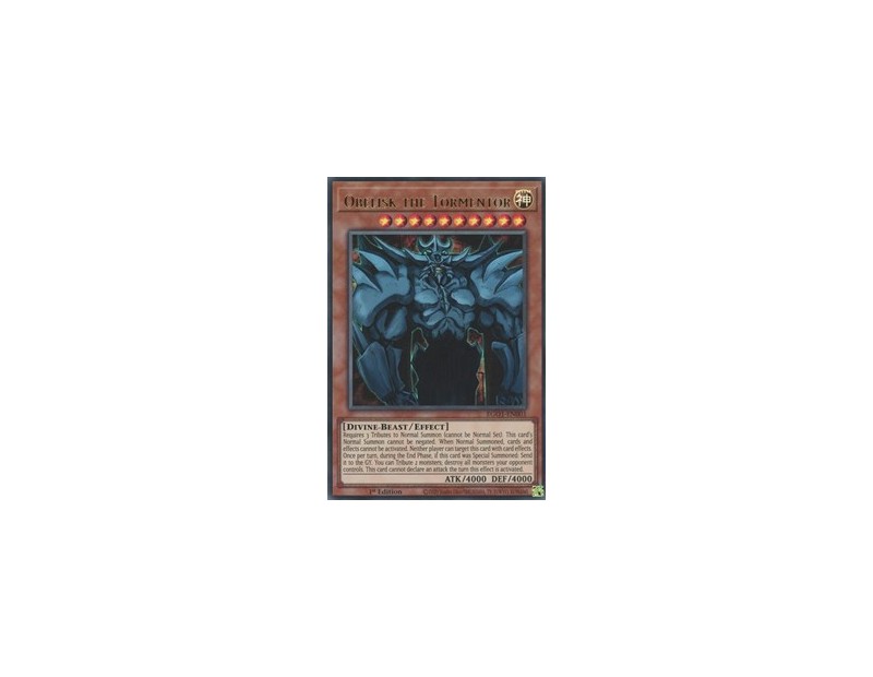 Obelisk the Tormentor (EGO1-EN001) - 1st Edition