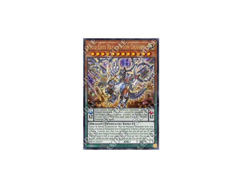 Odd-Eyes Revolution Dragon (MP21-EN157) - 1st Edition