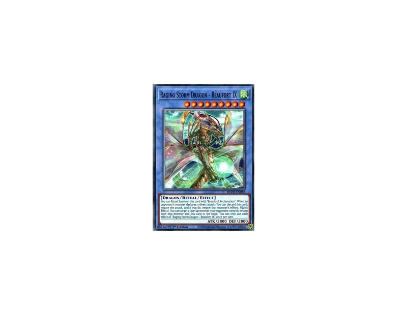 Raging Storm Dragon - Beaufort IX (BLVO-EN082) - 1st Edition