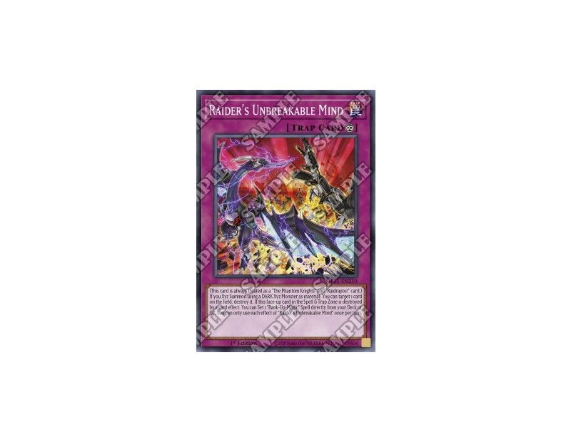 Raider's Unbreakable Mind (MP21-EN210) - 1st Edition