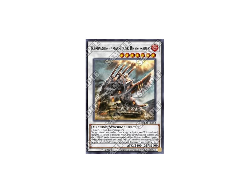 Rampaging Smashtank Rhynosaber (MP21-EN163) - 1st Edition