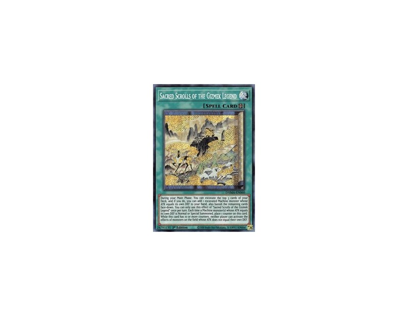 Sacred Scrolls of the Gizmek Legend (DAMA-EN060) - 1st Edition