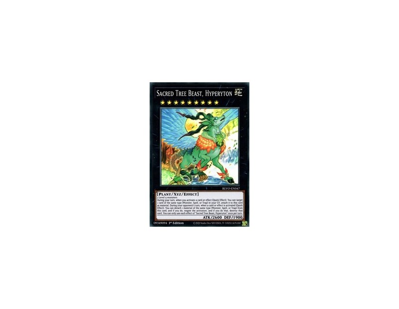 Sacred Tree Beast, Hyperyton (BLVO-EN047) - 1st Edition