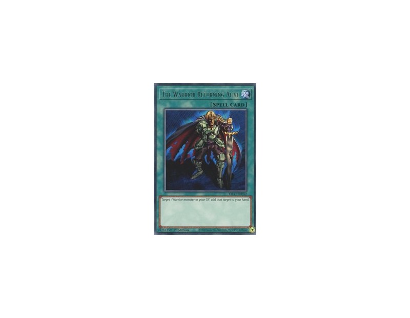 The Warrior Returning Alive (KICO-EN052) - 1st Edition