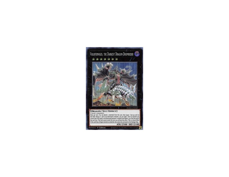 Voloferniges, the Darkest Dragon Doomrider (DAMA-EN045) - 1st Edition