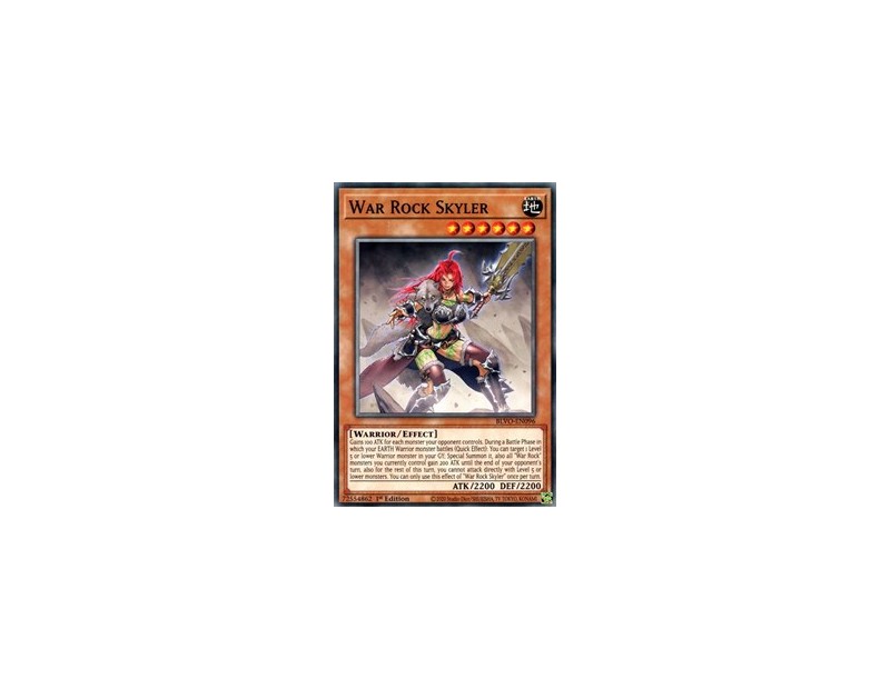 War Rock Skyler (BLVO-EN096) - 1st Edition