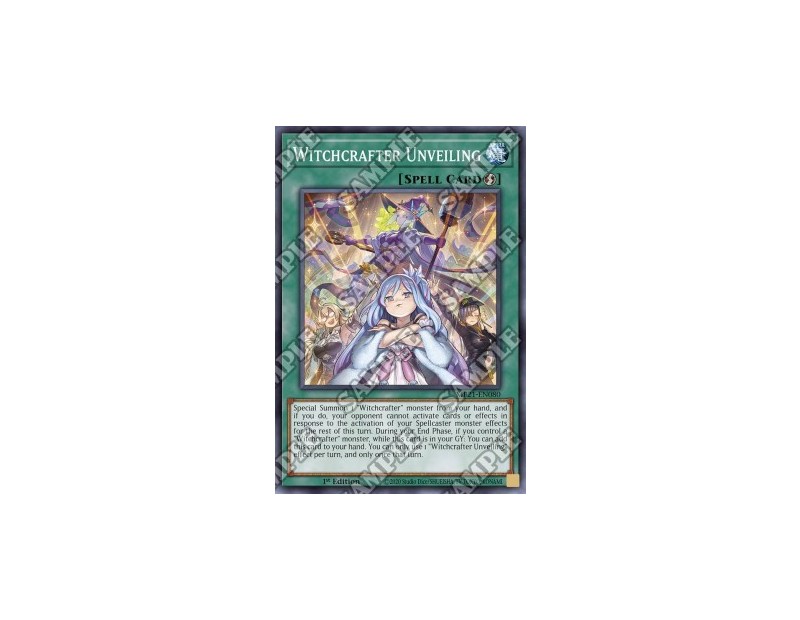 Witchcrafter Unveiling (MP21-EN080) - 1st Edition