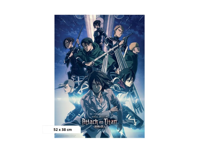 Αφίσα Attack on Titan Season 4 (52x38)