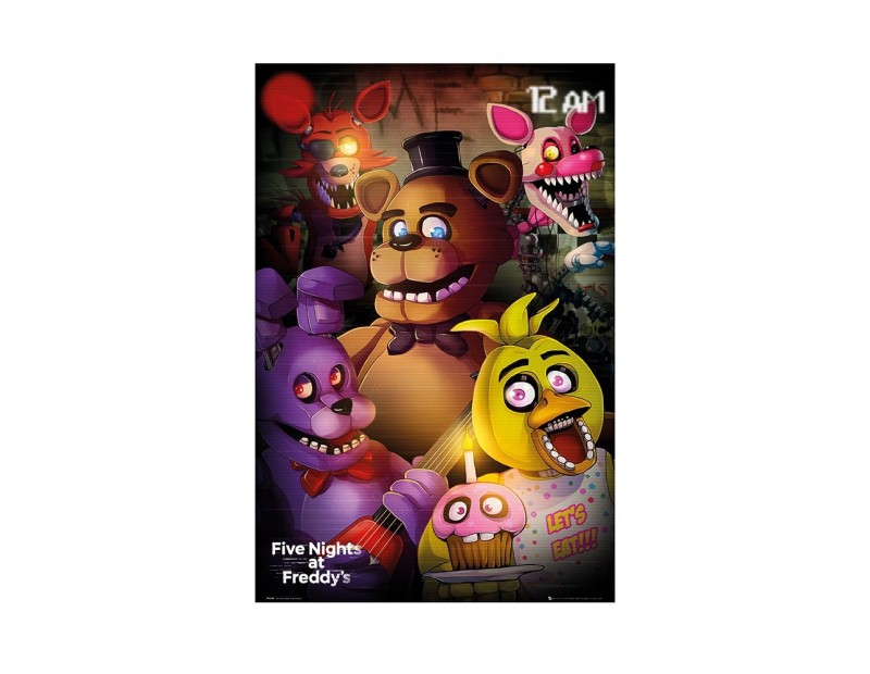 Αφίσα Five Nights at Freddy's Group (91x61)