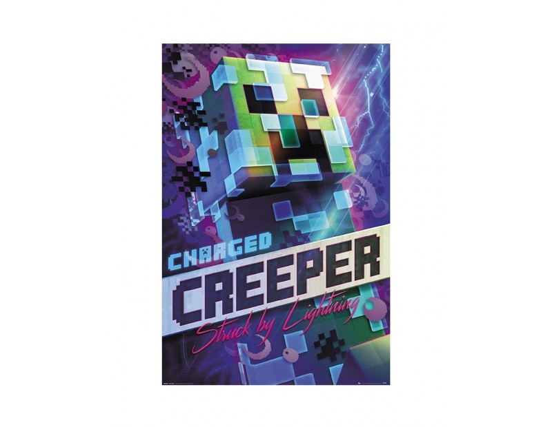 Αφίσα Charged Creeper (91x61)