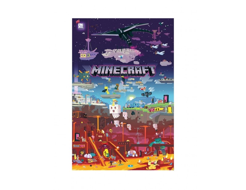 Αφίσα Minecraft World Beyond (91x61)