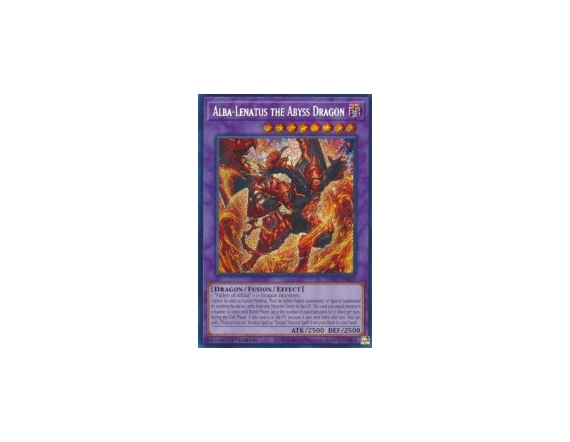 Alba-Lenatus the Abyss Dragon (DIFO-EN035) - 1st Edition