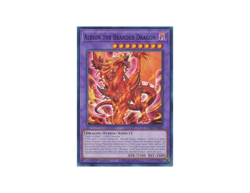 Albion the Branded Dragon (SDAZ-EN046) - 1st Edition