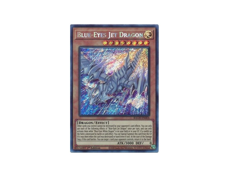 Blue-Eyes Jet Dragon (BACH-EN004) - 1st Edition