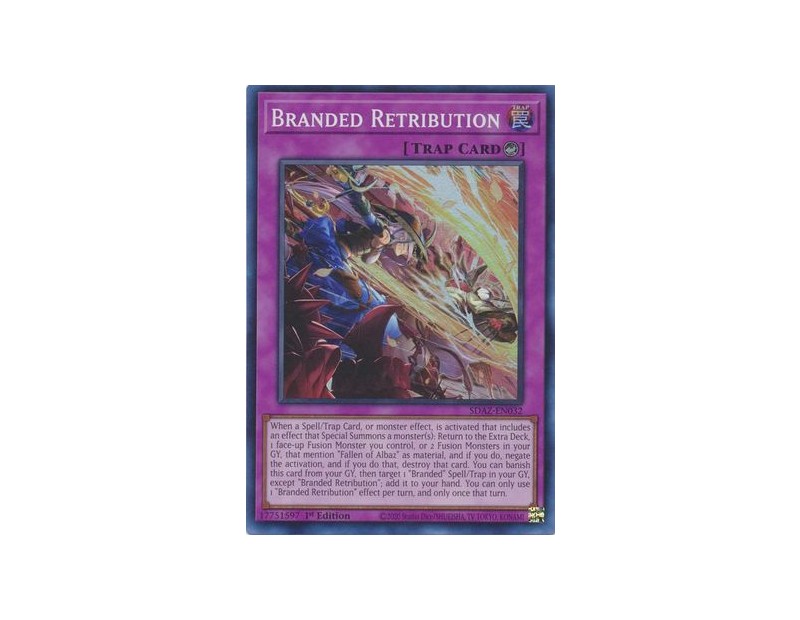 Branded Retribution (SDAZ-EN032) - 1st Edition
