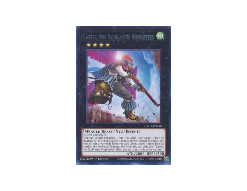 Castel, the Skyblaster Musketeer (GRCR-EN050) - 1st Edition