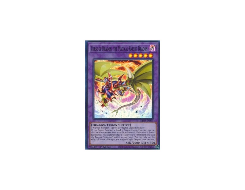 Curse of Dragon, the Magical Knight Dragon (DIFO-EN097) - 1st Edition