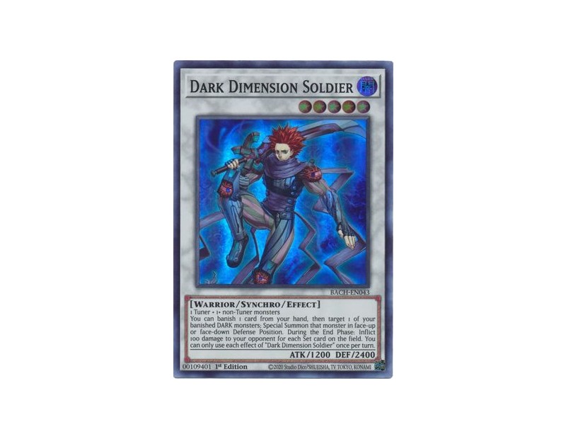 Dark Dimension Soldier (BACH-EN043) - 1st Edition