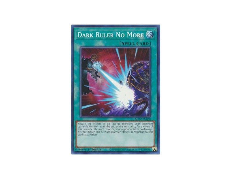Dark Ruler No More (SDAZ-EN030) - 1st Edition