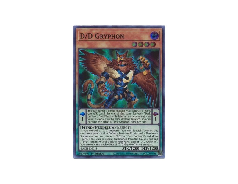 D/D Gryphon (BACH-EN013) - 1st Edition