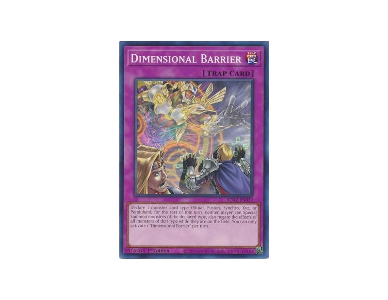Dimensional Barrier (SDAZ-EN039) - 1st Edition
