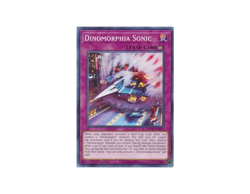 Dinomorphia Sonic (BACH-EN072) - 1st Edition