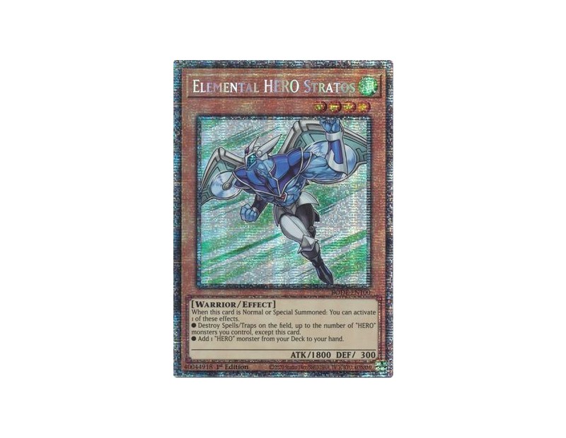 Elemental HERO Stratos (BODE-EN100) - 1st Edition