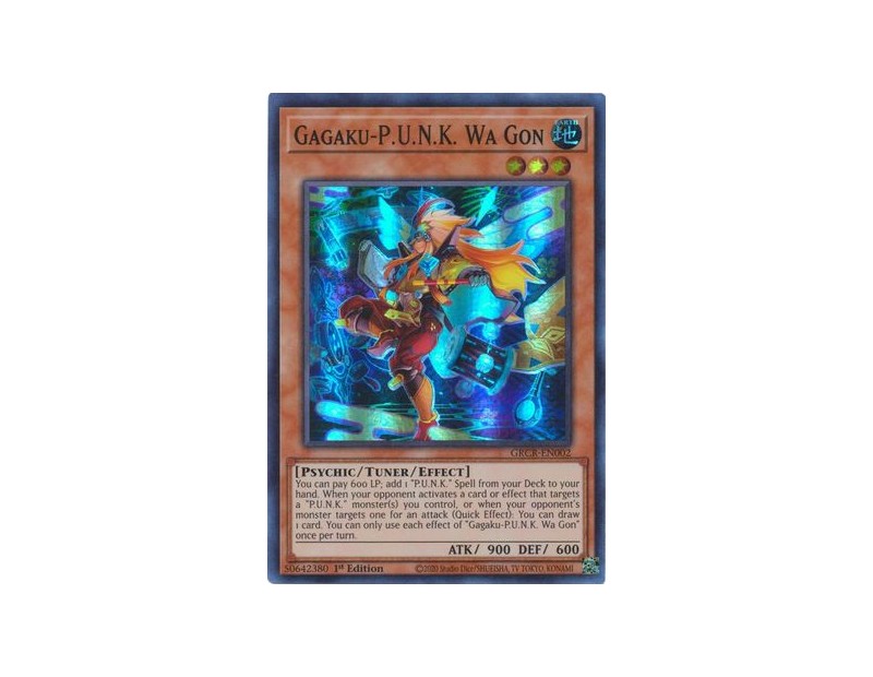 Gagaku-P.U.N.K. Wa Gon (GRCR-EN002) - 1st Edition