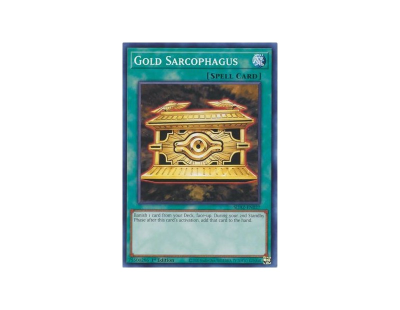 Gold Sarcophagus (SDAZ-EN027) - 1st Edition