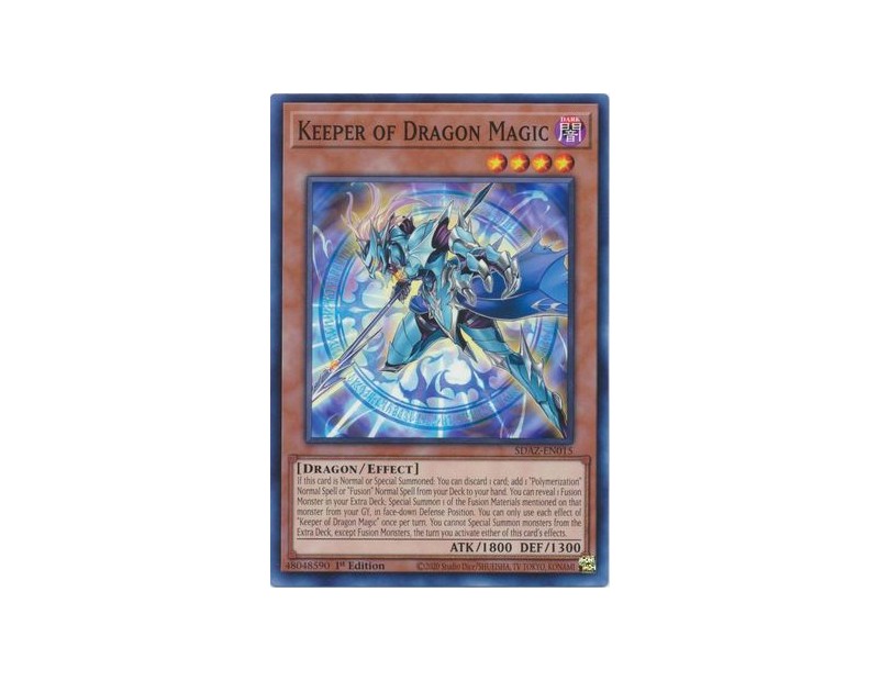 Keeper of Dragon Magic (SDAZ-EN015) - 1st Edition