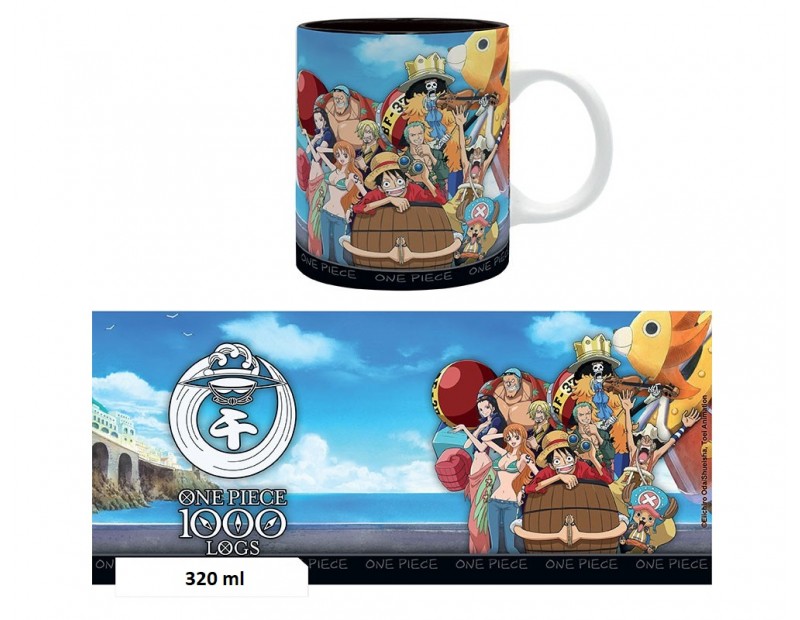 Κούπα 1000 Logs Straw Hat Pirates (320ml Κεραμική)