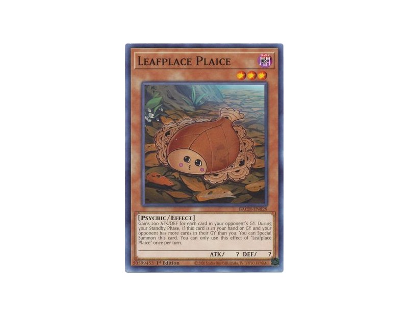 Leafplace Plaice (BACH-EN029) - 1st Edition