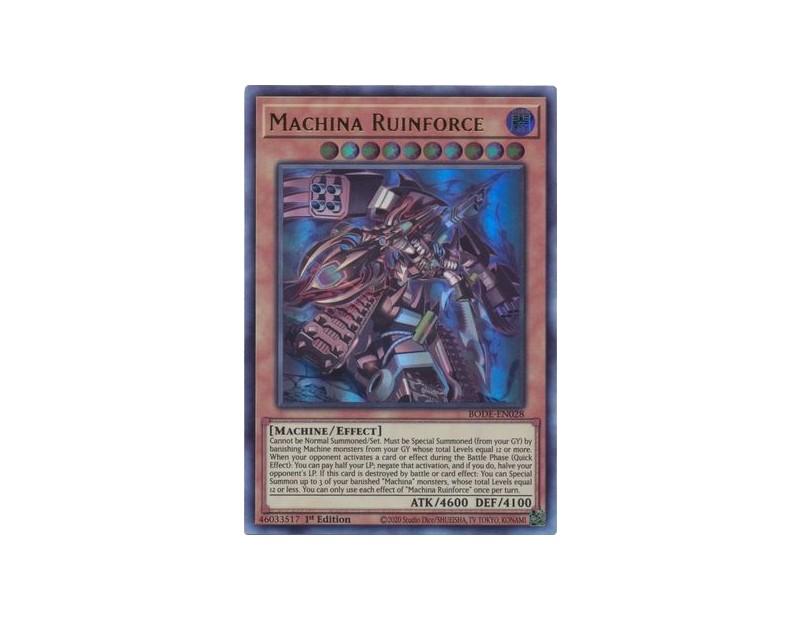 Machina Ruinforce (BODE-EN028) - 1st Edition
