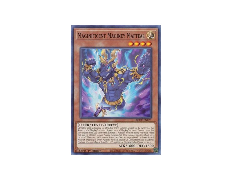 Maginificent Magikey Mafteal (BODE-EN021) - 1st Edition