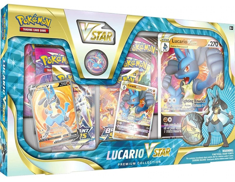 Pokemon TCG: Lucario VStar Premium Collection