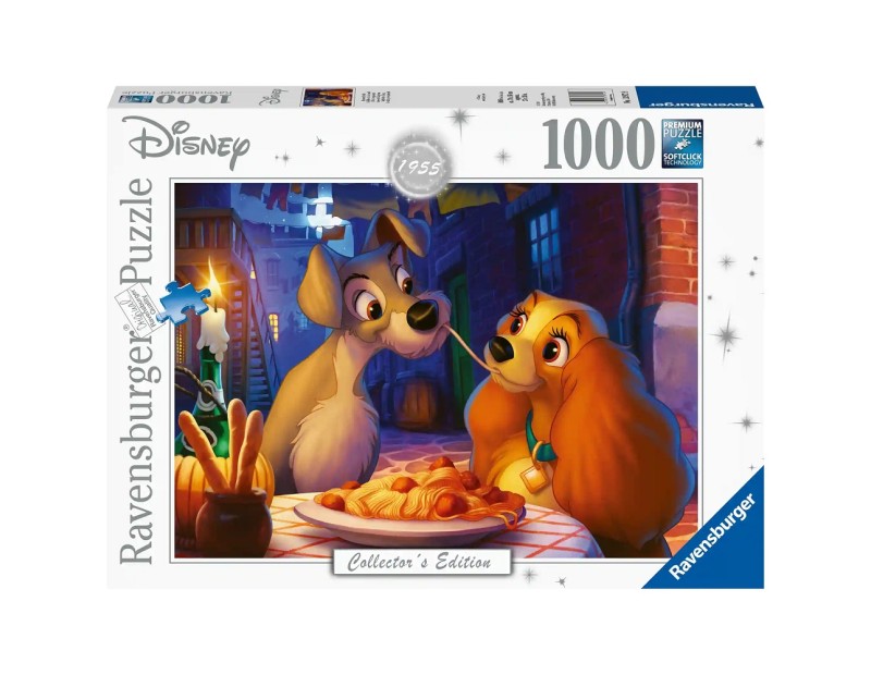Puzzle Lady and the Tramp (1000 pieces)