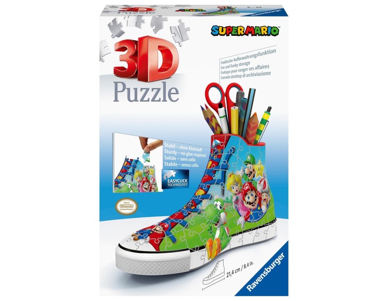 Puzzle Super Mario Sneaker 3D (108 pieces)