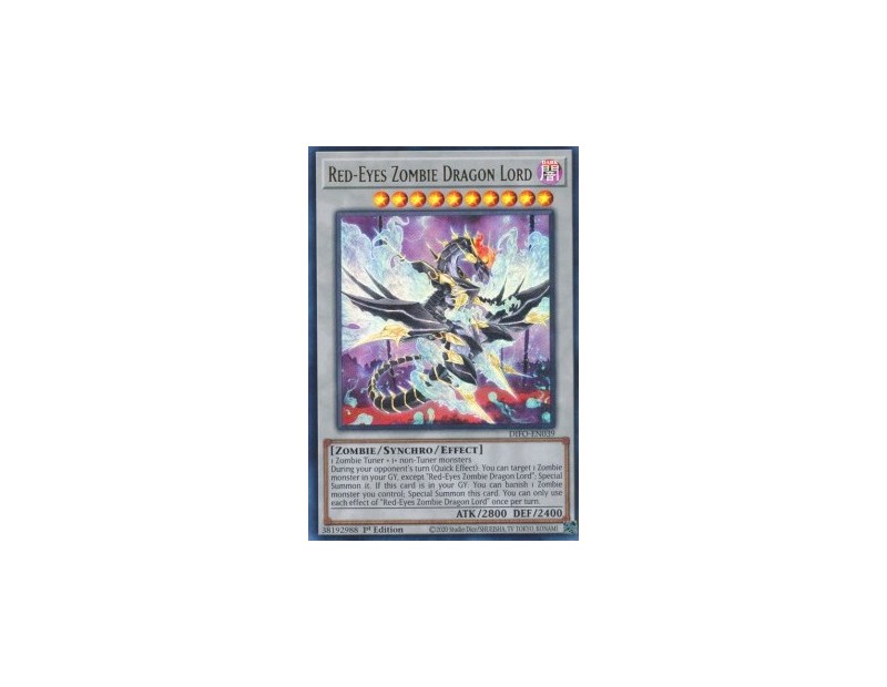 Red-Eyes Zombie Dragon Lord (DIFO-EN039) - 1st Edition