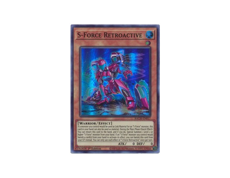 S-Force Retroactive (BACH-EN017) - 1st Edition
