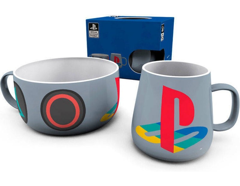 Σετ Μπολ και Κούπα Playstation (850ml + 380ml Κεραμικά)