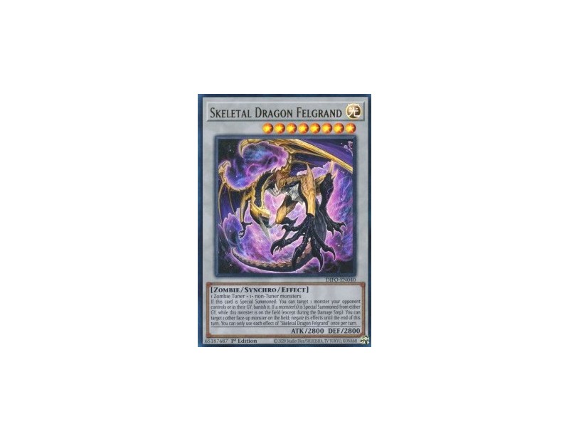 Skeletal Dragon Felgrand (DIFO-EN040) - 1st Edition