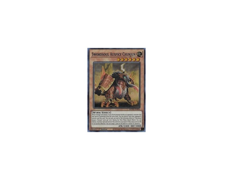 Swordsoul Auspice Chunjun (BODE-EN006) - 1st Edition