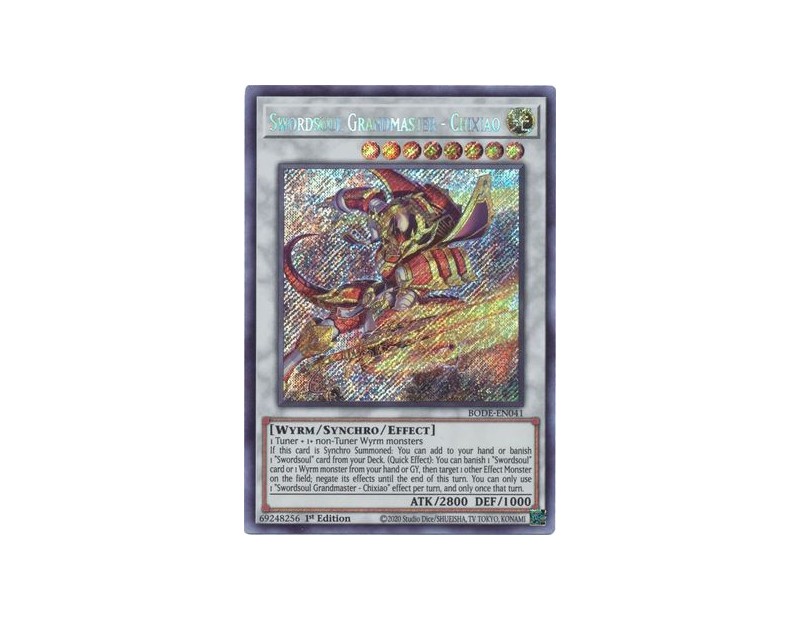 Swordsoul Grandmaster - Chixiao (BODE-EN041) - 1st Edition